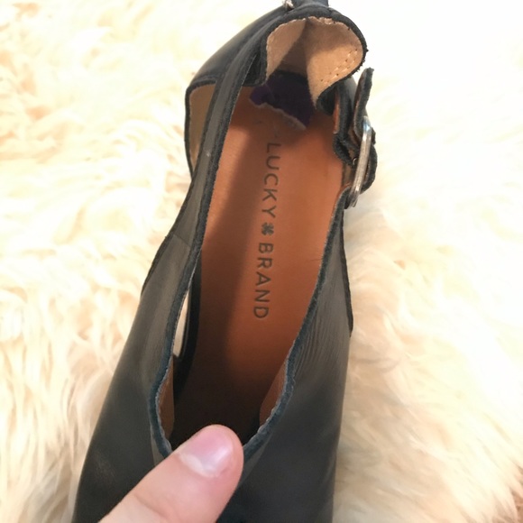 LUCKY BRAND LEATHER PUMPS 8.5 - Picture 2 of 4